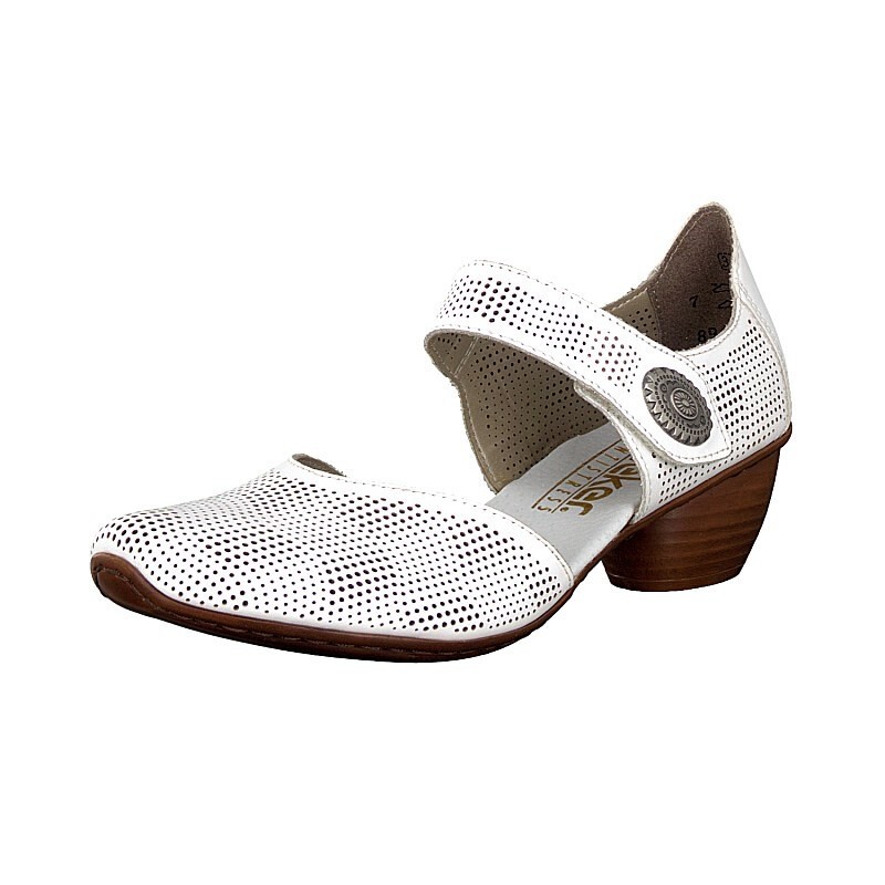 Sandália Rieker 43767-80 Para Mulher - Branco